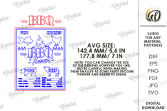 3D BBQ timer magnets Bundle Laser Cut. Kitchen SVG Product Image 3