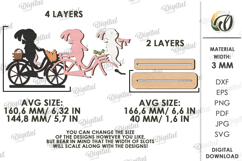 3D Easter Stands Bundle Laser Cut. Easter Stand Decor SVG Product Image 3