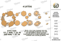 Summer Wreath Laser Cut. Summer Decor SVG Product Image 2