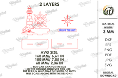 3D Summer Stands Bundle Laser Cut. Summer Standing Decor SVG Product Image 3