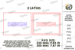 Nature wall art decors Bundle Laser Cut. Wall decor SVG Product Image 2