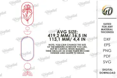 Boho Wall Hanging Decor Laser Cut. Wall Decor SVG Product Image 2