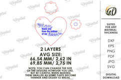 Mother's Day Keychain Lasercut. Mom Gift. Mother Keyring SVG Product Image 2