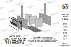 3D Gift Box Laser Cut. Boho SVG Product Image 2