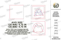 Monster decor Bundle Laser Cut. Cute Monster Wall Decor SVG Product Image 2