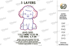 Yarn Lacing Toy Laser Cut. Yarn Decoration. Dog SVG Product Image 2