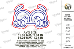 Funny Wooden Magnets Bundle Laser Cut. Fridge Magnet SVG Product Image 3