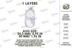 Christmas Animal Clothespin Magnets Laser Cut. Christmas SVG Product Image 2