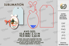 Vintage Christmas Gift Tags Bundle Laser Cut. Christmas SVG Product Image 3