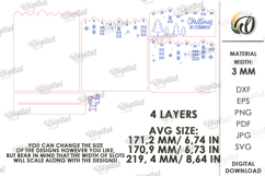 Advent Christmas Calendars Bundle Lasercut. Countdown SVG Product Image 3