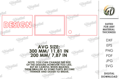 Wildlife Lampe Laser Cut. Raccoon SVG Product Image 2