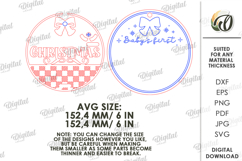 Baby’s First Christmas Laser Cut. Christmas Tree Decor SVG Product Image 2