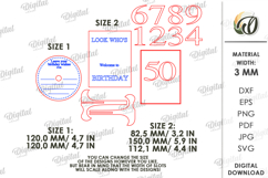 Guest Book Alternatives Bundle Lasercut.Signs With Stand SVG Product Image 4