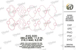 Layered Topographic Valet Tray Laser Cut. Catchall Tray SVG Product Image 2
