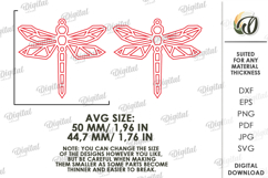 Geometric Earrings Laser Cut. Dangle Earrings SVG Product Image 2