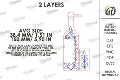 Farmhouse Kitchen Wall Decor Laser Cut. Wall Decor SVG Product Image 2