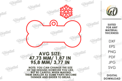 3D Christmas Pets Ornaments Bundle Lasercut. Christmas SVG Product Image 3