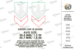 Christmas Earrings Laser Cut. Christmas Drop Earrings SVG Product Image 2