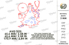 Professional Christmas Decor Laser Cut. Christmas SVG Product Image 2