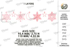 Christmas Banner Laser Cut. Christmas Garland SVG Product Image 2