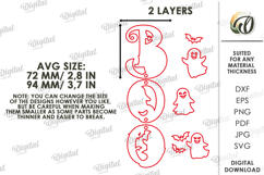 Halloween Wall Decors Bundle Laser Cut. Halloween Decor SVG Product Image 2
