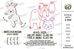 3D Stress Relief Toys Bundle Laser Cut. Hanging Toys SVG Product Image 3