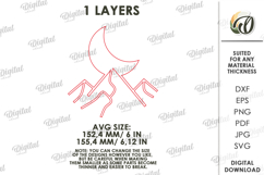 Nature Wall Art Bundle Laser Cut. Wall Decor SVG Product Image 3