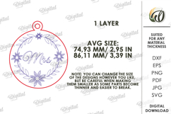 Wedding Dress Hanger Charm Laser Cut. Dress Hanger Tag SVG Product Image 2