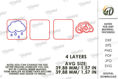 Play Dough Stamps Bundle Laser Cut. Kids Toy SVG Product Image 3