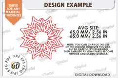 Christian Car Charm Laser Cut. Wood Car Charm. Religious SVG Product Image 2