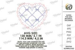 Wooden Heart Tag Laser Cut. Gift Tag SVG Product Image 2