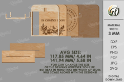 Interchangeable countdown Laser Cut. Home decor SVG Product Image 3