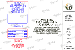 3D BBQ timer magnet Laser Cut. Grill SVG Product Image 2