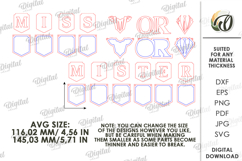 Gender Party Banner Laser cut. Wall decor SVG Product Image 2