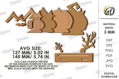 Halloween House Laser Cut. Stand decor SVG Product Image 2
