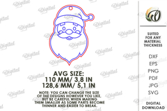 Paintable Christmas ornament Laser Cut. Christmas Decor SVG Product Image 2