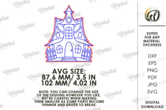 Halloween hook Lasercut. Wall coat hook SVG. Haunted mansion Product Image 2