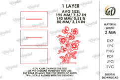 Flower Stand Laser Cut. Home Decor. Stand Decor SVG Product Image 2