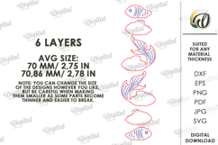 Decorative Fish Stand Laser Cut. Home Shelf Sitter Product Image 2