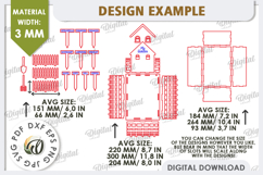 3D Home Garden Laser Cut. Garden Plant House SVG Product Image 4