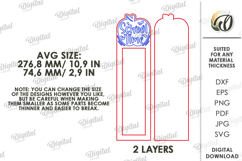 School Pencil Holder Bundle Laser Cut. Gift For School Kid Product Image 11