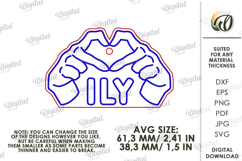 Valentine&#039;s Day Keychain Laser Cut. Valentine Keychain SVG Product Image 2