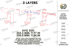 Halloween Directional Sign Laser Cut. Yard Stake SVG Product Image 2