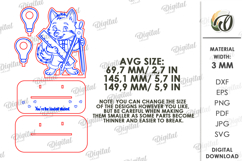 End of School Year Money Holder Laser Cut. Money Stand SVG Product Image 2