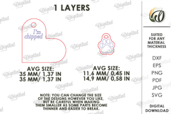Personalized Pet Tag Laser Cut. Collar Tag. Pet Lover SVG Product Image 2