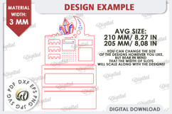 Jewelry Organizer Laser Cut. 3D Jewelry Stand SVG Product Image 2
