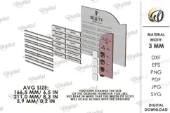 Business Sign Laser Cut. Wall Decor. Salon Services Sign SVG Product Image 2