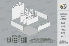 Personalized Advent Calendar Box Laser Cut. Christmas SVG Product Image 2