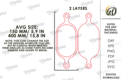 Kitchen Serving Snack Tray Laser Cut. Treat Board SVG Product Image 2