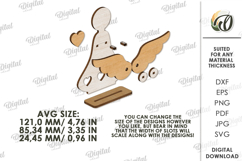 Angel Stand Laser Cut. Stand decor SVG Product Image 2